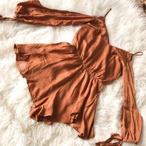 SOLD Showpo Rust-Orange Romper